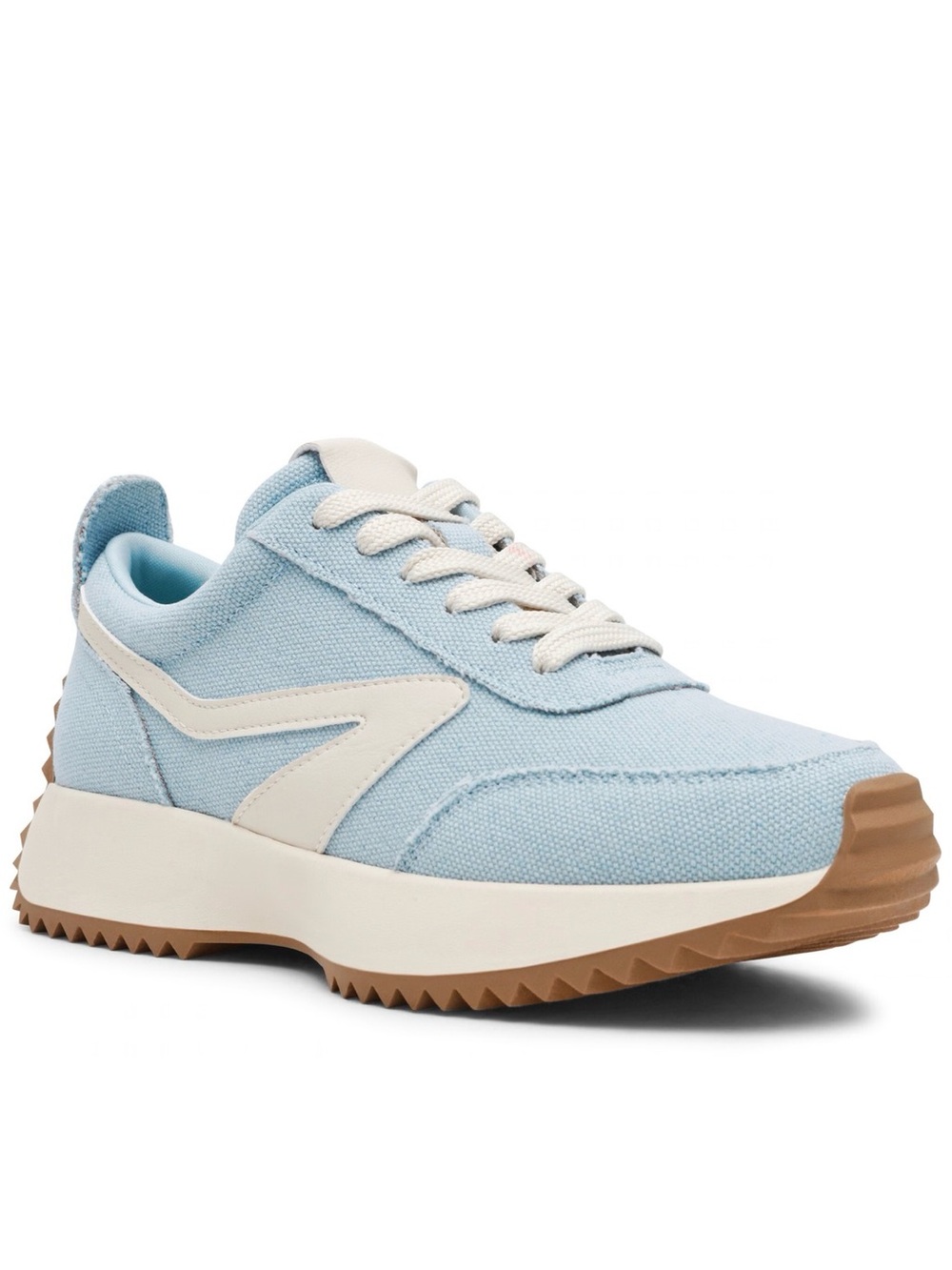 WOMENS BYNX SNEAKER Dusty Blue Canvas Women's Runner Sneakers